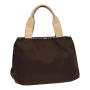 Pre-owned Nylon totes Burberry Vintage , Brown , Dames