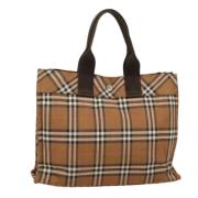 Pre-owned Nylon totes Burberry Vintage , Brown , Dames