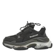 Pre-owned Mesh sneakers Balenciaga Vintage , Black , Dames