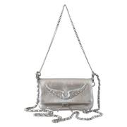 Zilver Metallic Nano Rock Tas Zadig & Voltaire , Gray , Dames