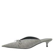 Pre-owned Fabric mules Balenciaga Vintage , Gray , Dames