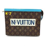 Pre-owned Fabric shoulder-bags Louis Vuitton Vintage , Brown , Dames