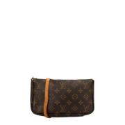 Pre-owned Canvas louis-vuitton-bags Louis Vuitton Vintage , Brown , Da...