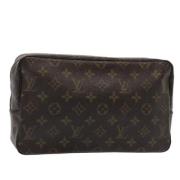 Pre-owned Canvas clutches Louis Vuitton Vintage , Brown , Dames