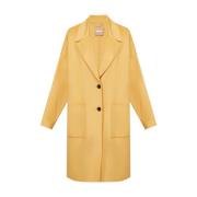 Donkergele Cattina Jas Boss , Yellow , Dames