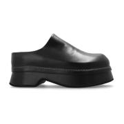 Leren platform laarzen Alexander McQueen , Black , Heren