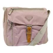 Pre-owned Nylon prada-bags Prada Vintage , Pink , Dames