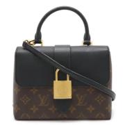 Pre-owned Canvas louis-vuitton-bags Louis Vuitton Vintage , Black , Da...