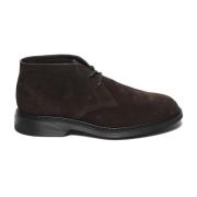 Bruine Suède Enkellaarzen Aw23 Hogan , Brown , Heren