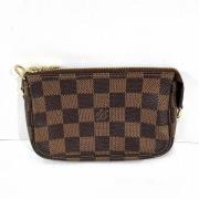 Pre-owned Canvas clutches Louis Vuitton Vintage , Brown , Dames