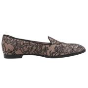 Pre-owned Fabric flats René Caovilla Pre-owned , Gray , Dames