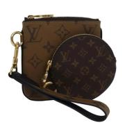 Pre-owned Canvas wallets Louis Vuitton Vintage , Brown , Dames