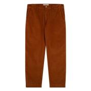 Moleskin Timmerman Broek Tabak Kestin , Brown , Heren