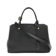 Pre-owned Leather louis-vuitton-bags Louis Vuitton Vintage , Black , D...