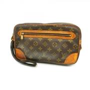 Pre-owned Fabric clutches Louis Vuitton Vintage , Brown , Heren