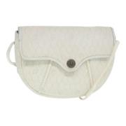 Pre-owned Leather dior-bags Dior Vintage , White , Dames