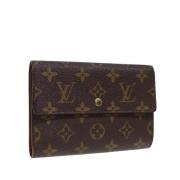 Pre-owned Canvas wallets Louis Vuitton Vintage , Brown , Dames