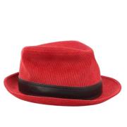 Pre-owned Polyester hats Hermès Vintage , Red , Dames