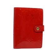 Pre-owned Leather home-office Louis Vuitton Vintage , Red , Dames