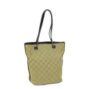 Pre-owned Canvas gucci-bags Gucci Vintage , Brown , Dames