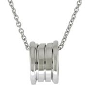 Pre-owned White Gold necklaces Bvlgari Vintage , Gray , Dames