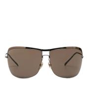 Pre-owned Plastic sunglasses Gucci Vintage , Brown , Dames