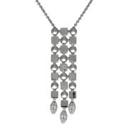 Pre-owned White Gold necklaces Bvlgari Vintage , Gray , Dames