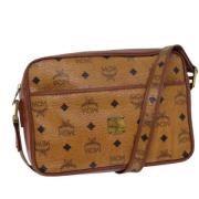 Pre-owned Leather shoulder-bags MCM Pre-owned , Brown , Dames