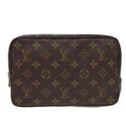 Pre-owned Canvas louis-vuitton-bags Louis Vuitton Vintage , Brown , Da...