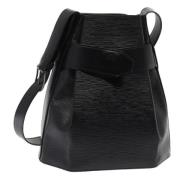 Pre-owned Leather louis-vuitton-bags Louis Vuitton Vintage , Black , D...