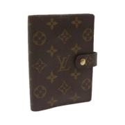 Pre-owned Coated canvas home-office Louis Vuitton Vintage , Brown , Da...