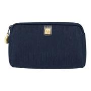 Pre-owned Canvas clutches Dior Vintage , Blue , Dames