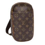 Pre-owned Canvas louis-vuitton-bags Louis Vuitton Vintage , Brown , Da...