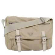 Pre-owned Nylon prada-bags Prada Vintage , Beige , Dames