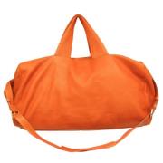 Pre-owned Leather prada-bags Prada Vintage , Orange , Dames