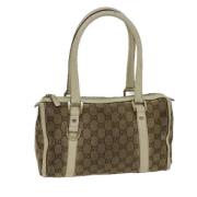 Pre-owned Canvas gucci-bags Gucci Vintage , Brown , Dames