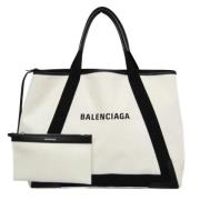 Pre-owned Canvas balenciaga-bags Balenciaga Vintage , White , Dames