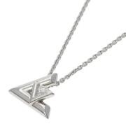 Pre-owned Silver necklaces Louis Vuitton Vintage , Gray , Dames