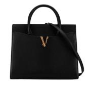 Pre-owned Leather handbags Versace Pre-owned , Black , Dames