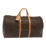 Pre-owned Canvas travel-bags Louis Vuitton Vintage , Brown , Dames