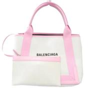 Pre-owned Leather balenciaga-bags Balenciaga Vintage , Beige , Dames