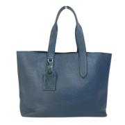 Pre-owned Leather totes Louis Vuitton Vintage , Blue , Dames