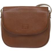 Pre-owned Leather shoulder-bags Burberry Vintage , Brown , Dames