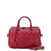 Pre-owned Leather louis-vuitton-bags Louis Vuitton Vintage , Red , Dam...