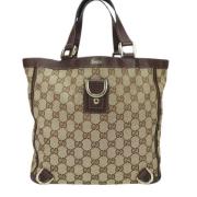 Pre-owned Canvas gucci-bags Gucci Vintage , Beige , Dames