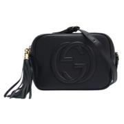 Pre-owned Leather gucci-bags Gucci Vintage , Black , Dames