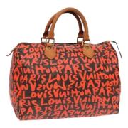 Pre-owned Canvas louis-vuitton-bags Louis Vuitton Vintage , Orange , D...