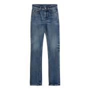 Regular Fit Denim Jeans Saint Laurent , Blue , Dames