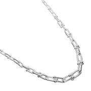 Pre-owned Metal necklaces Tiffany & Co. Pre-owned , Gray , Dames