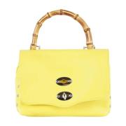 Bamboe Dagelijkse Postina Tas Zanellato , Yellow , Dames